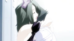 He moves that panties to the side and fucks her pussy