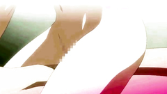 Petite naked brunette babe rides boyfriend's rod