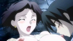 She likes when her young lover play with her sensitive nipples