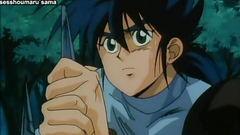 Evil monsters and brave knights in hentai cartoon