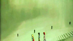 Evil monsters and brave knights in hentai cartoon