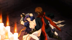 Big titted anime cutie gets filled with warm cum