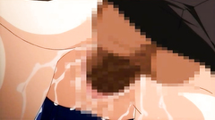 Hot anime slut with big tits takes big dick deep in her wet cunt