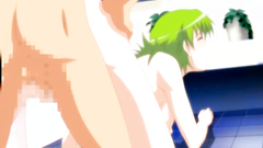 Hot and naked anime cutie gets hardcore fucked from behind