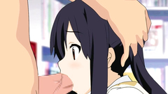 Petite hottie swallows thick dick really deep