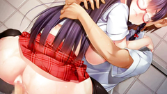 Hot schoolgirl with nice ass rides hard cock