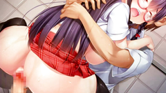 Hot schoolgirl with nice ass rides hard cock