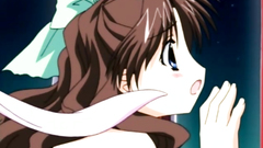 Blindfolded brunette in passionate banging in hentai toon