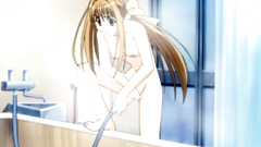 Skinny young teen washes her pussy in the shower