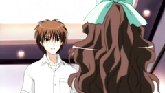 Bathroom fuck with naked slender anime teen