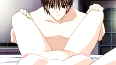 Sweet and tender teen with long hair in anime sex toon