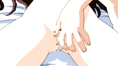 Sweet and tender teen with long hair in anime sex toon