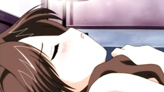 Sweet and tender teen with long hair in anime sex toon