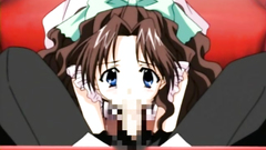 Young adorable cutie blows cock on her knees