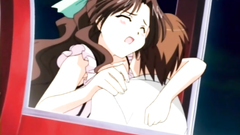 Young adorable cutie blows cock on her knees