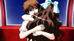 Young adorable cutie blows cock on her knees