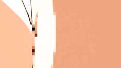 Hardcore fuck for naked long-haired anime beauty