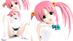 Petite and innocent schoolgirl masturbates solo