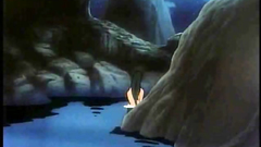 Naked anime teen with long hair and small butt