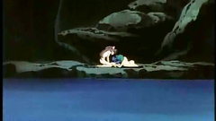 Two busty babes catches one little sexy monster