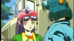 Handsome schoolgirls in anime hentai sex cartoon