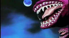 Funny anime toon with sexy girls and little monster