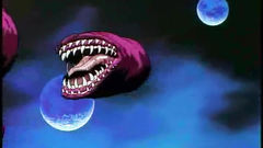 Funny anime toon with sexy girls and little monster