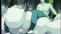 Rough outdoor fuck for a sexy girl and brutal man