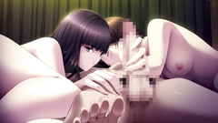 Two anime sluts stroke that cock until it jizzes