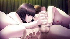 Two anime sluts stroke that cock until it jizzes