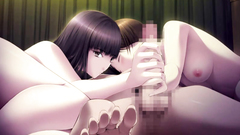 Two anime sluts stroke that cock until it jizzes