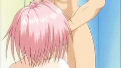 Seductive anime girls in hentai sex cartoon