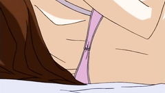 Sexy babe in seductive lingerie masturbates in the bedroom