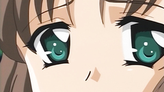 Innocent-looking babes in anime cartoon