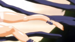 Rough and cruel situation for a sexy anime babe