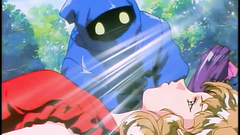 Sexy anime teens and weird creature travelling together