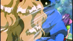 Sexy anime teens and weird creature travelling together