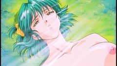 Sexy anime teens and weird creature travelling together