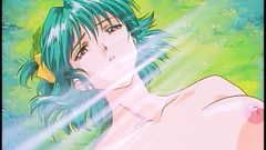 Sexy anime teens and weird creature travelling together