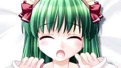 Sweet girl with nice boobs deeply fucked in her pussy