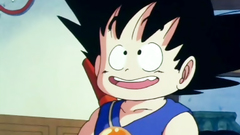 Funny cartoon babe sucks his little prick