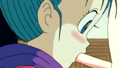 Funny cartoon babe sucks his little prick