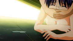 Sexy teen in round glasses fucked from behind