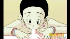 Dragon ball girlfriend suck his dick - anime cartoon