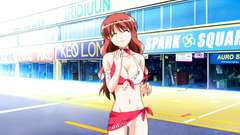 Two busty anime sluts sharing one big cock