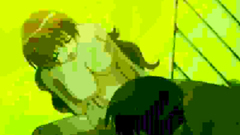 Busty redhead anime girl gets drilled from behind