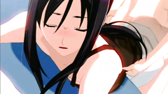 Passionate hentai fuck with beautiful brunette babe