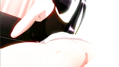 Passionate hentai fuck with beautiful brunette babe