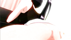 Passionate hentai fuck with beautiful brunette babe