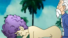 Passionate cartoon fuck with busty drawn chicks